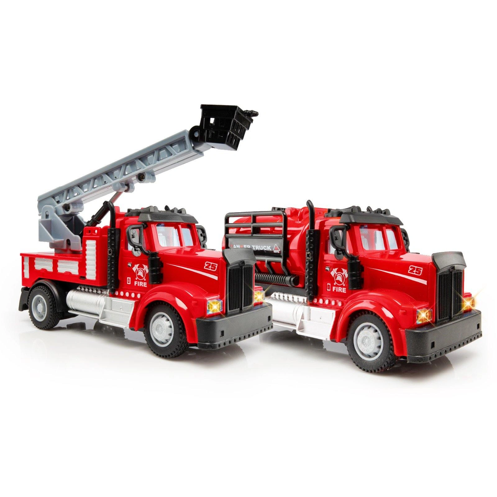 Tiny Heroes: Double Duty Fire Trucks That Save the Day in a Flash!